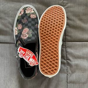 Vans floral checks